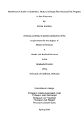 Cover page: Narratives of Death: A Qualitative Study of a Single-Site Housing First Program in San Francisco