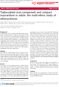 Cover page: Trabeculated (non-compacted) and compact myocardium in adults: the Multi-Ethnic Study of Atherosclerosis