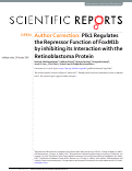 Cover page: Author Correction: Plk1 Regulates the Repressor Function of FoxM1b by inhibiting its Interaction with the Retinoblastoma Protein.