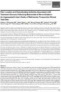 Cover page: Pain Location and Exacerbating Activities Associated with Treatment Success Following Basivertebral Nerve Ablation: An Aggregated Cohort Study of Multicenter Prospective Clinical Trial Data