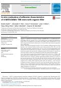 Cover page: In vitro evaluation of adhesive characteristics of 4-META/MMA-TBB resin with organic filler