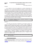 Cover page: El comportamiento del mercado de trabajo en América Latina en el contexto de la globalización económica