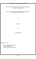 Cover page: What Would Jesus Do? Negotiating Hegemonic Masculinity in Religious Organizations