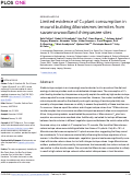 Cover page: Limited evidence of C4 plant consumption in mound building Macrotermes termites from savanna woodland chimpanzee sites