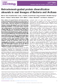 Cover page: Retroelement-guided protein diversification abounds in vast lineages of Bacteria and Archaea