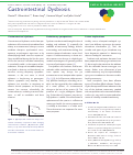 Cover page: Gastrointestinal dysbiosis.