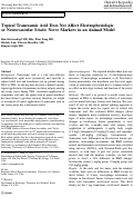 Cover page: Topical Tranexamic Acid Does Not Affect Electrophysiologic or Neurovascular Sciatic Nerve Markers in an Animal Model