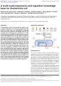 Cover page: A multi-scale expression and regulation knowledge base for Escherichia coli.