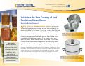 Cover page of Guidelines for Safe Canning of Acid Foods in a Steam Canner