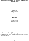 Cover page of An Investigation of Theories of Diffusion in the Global Context: A Comparative Study of the US, Sweden and India