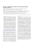 Cover page: The Role of Adventitious Carbon in Photo-catalytic Nitrogen Fixation by Titania