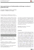 Cover page: Intercepted isolates of Xylella fastidiosa in Europe reveal novel genetic diversity