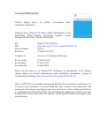 Cover page: Climate change impact on residual contaminants under sustainable remediation