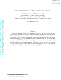 Cover page: Electroweak limits on nonuniversal Z′ bosons