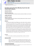 Cover page: Recidivism among First-Time Offending Truant Youth with Mental Health Symptoms.