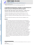 Cover page: Computational Fluid Dynamics modeling of contrast transport in basilar aneurysms following flow-altering surgeries.