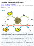 Cover page: Iron-Mediated Oxidation of Methoxyhydroquinone under Dark Conditions: Kinetic and Mechanistic Insights