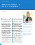 Cover page: Navigating the Path to Nursing Leadership