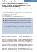 Cover page: Endovascular Ion Exchange Chemofiltration Device Reduces Off-Target Doxorubicin Exposure in a Hepatic Intra-arterial Chemotherapy Model