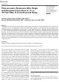 Cover page: Postconcussive Symptoms After Single and Repeated Concussions in 10- to 20-Year-Olds: A Cross-Sectional Study