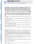 Cover page: Association of Coronary Calcium, Carotid Wall Thickness, and Carotid Plaque Progression With Low-Density Lipoprotein and High-Density Lipoprotein Particle Concentration Measured by Ion Mobility (From Multiethnic Study of Atherosclerosis [MESA])