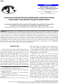 Cover page: Assessment of Genetic Diversity, Relationships and Structure among Korean Native Cattle Breeds Using Microsatellite Markers