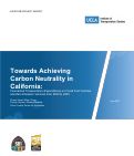 Cover page: Towards Achieving Carbon Neutrality in California: Forecasted Transportation Expenditures on Fossil Fuel Vehicles and Zero Emission Vehicles from 2020 to 2045