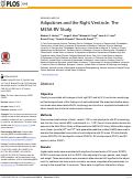 Cover page: Adipokines and the Right Ventricle: The MESA-RV Study