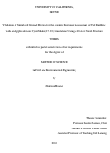 Cover page: Validation of Simulated Ground Motion for the Seismic Response Assessment of Tall Building with an Application on CyberShake (15.12) Simulations Using a 40-story Steel Structure