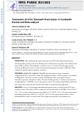 Cover page: Tranexamic acid for traumatic brain injury: a systematic review and meta-analysis