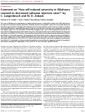 Cover page: Comment on “How will induced seismicity in Oklahoma respond to decreased saltwater injection rates?” by C. Langenbruch and M. D. Zoback