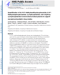 Cover page: Quantification of N, N’ N’’-triethylenethiophosphoramide, N, N’ N’’-triethylenephosphoramide, cyclophosphamide, and 4-hydroxy-cyclophosphamide in microvolume human plasma to support neonatal and pediatric drug studies