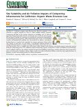 Cover page: Site Suitability and Air Pollution Impacts of Composting Infrastructure for Californias Organic Waste Diversion Law.