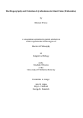 Cover page: The Biogeography and Evolution of <i>Symbiodinium</i> in Giant Clams (Tridacnidae)