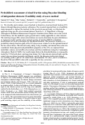 Cover page: Probabilistic assessment of cloud fraction using Bayesian blending of independent datasets: Feasibility study of a new method