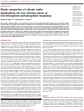 Cover page: Elastic properties of silicate melts: Implications for low velocity zones at the lithosphere-asthenosphere boundary