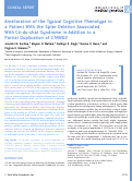 Cover page: Amelioration of the typical cognitive phenotype in a patient with the 5pter deletion associated with Cri‐du‐chat syndrome in addition to a partial duplication of CTNND2