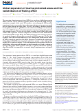 Cover page: Global expansion of marine protected areas and the redistribution of fishing effort.