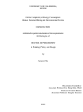 Cover page: On the Complexity of Energy Consumption: Human Decision Making and Environmental Factors