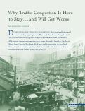 Cover page: Why Traffic Congestion is Here to Stay....and Will Get Worse