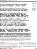 Cover page: Mendelian randomization supports bidirectional causality between telomere length and clonal hematopoiesis of indeterminate potential