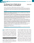 Cover page: The Marginal Cost of Frailty Among Medicare Patients on Hemodialysis.