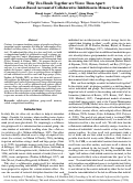 Cover page: Why Two Heads Together are Worse Than Apart: A Context-Based Account of Collaborative Inhibition in Memory Search