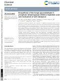 Cover page: Biosynthesis of the fungal glyceraldehyde-3-phosphate dehydrogenase inhibitor heptelidic acid and mechanism of self-resistance