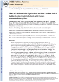 Cover page: Effect of Left Ventricular Dysfunction and Viral Load on Risk of&nbsp;Sudden Cardiac Death in Patients With Human Immunodeficiency&nbsp;Virus