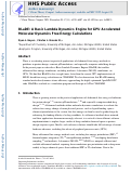 Cover page: BLaDE: A Basic Lambda Dynamics Engine for GPU-Accelerated Molecular Dynamics Free Energy Calculations