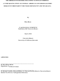 Cover page: The Emigration Dilemma Following National Uprisings: A Comparative Study of Central American and Middle Eastern Migration Throughout the Years from Egypt and Nicaragua