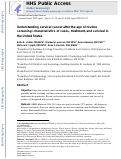 Cover page: Understanding cervical cancer after the age of routine screening: Characteristics of cases, treatment, and survival in the United States