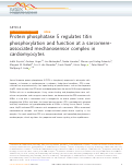 Cover page: Protein phosphatase 5 regulates titin phosphorylation and function at a sarcomere-associated mechanosensor complex in cardiomyocytes