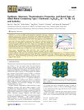 Cover page: ChemInform Abstract: Synthesis, Structure, Thermoelectric Properties, and Band Gaps of Alkali Metal Containing Type I Clathrates: A8Ga8Si38 (A: K, Rb, Cs) and K8Al8Si38.